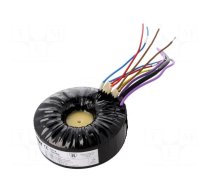 Transformer: toroidal audio | 120VA | 115VAC | 250V | 3.15÷3.15V | 4.5A