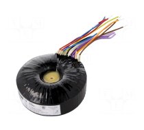 Transformer: toroidal audio | 250VA | 115VAC | 390÷390V | 3.15÷3.15V