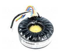 Transformer: toroidal audio | 80VA | 115VAC | 275V | 3.2÷3.2V | 120mA