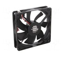 Fan: DC | axial | 12VDC | 120x120x25mm | 114m3/h | 30dBA | ball bearing