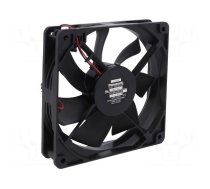 Fan: DC | axial | 12VDC | 120x120x25mm | 114m3/h | 30dBA | ball bearing