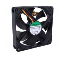 Fan: DC | axial | 12VDC | 120x120x25mm | 127.5m3/h | 34dBA | ball bearing