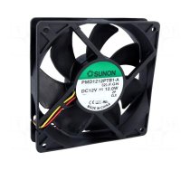 Fan: DC | axial | 12VDC | 120x120x25mm | 254.84m3/h | 54dBA | Out: F type