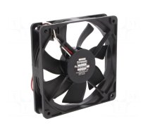 Fan: DC | axial | 12VDC | 120x120x25mm | 98m3/h | 26.5dBA | ball bearing