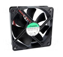 Fan: DC | axial | 12VDC | 120x120x38mm | 197.2m3/h | 44dBA | ball bearing