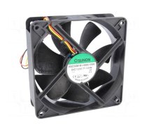 Fan: DC | axial | 12VDC | 120x120x38mm | 234.4m3/h | 48dBA | ball bearing