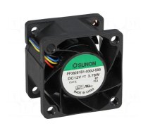 Fan: DC | axial | 12VDC | 38x38x28mm | 30.75m3/h | 51.8dBA | ball bearing