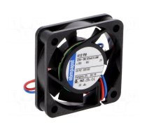 Fan: DC | axial | 12VDC | 40x40x10mm | 9m3/h | 26dBA | slide bearing