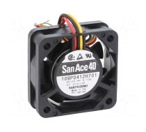 Fan: DC | axial | 12VDC | 40x40x15mm | 10.8m3/h | 28dBA | ball bearing