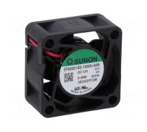 Fan: DC | axial | 12VDC | 40x40x20mm | 13.08m3/h | 27.5dBA | ball bearing