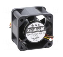 Fan: DC | axial | 12VDC | 40x40x28mm | 19.2m3/h | 37dBA | ball bearing