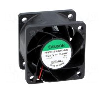 Fan: DC | axial | 12VDC | 40x40x28mm | 26.05m3/h | 45.9dBA | ball bearing