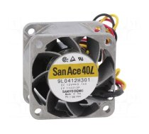Fan: DC | axial | 12VDC | 40x40x28mm | 9.6m3/h | 40dBA | ball bearing