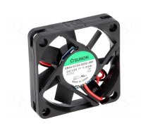 Fan: DC | axial | 12VDC | 45x45x10mm | 15.6m3/h | 27dBA | slide bearing