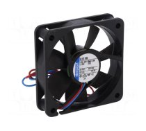 Fan: DC | axial | 12VDC | 60x60x15mm | 33m3/h | 31dBA | ball bearing