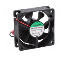 Fan: DC | axial | 12VDC | 60x60x20mm | 39.08m3/h | 34.5dBA | ball bearing