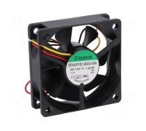 Fan: DC | axial | 12VDC | 60x60x20mm | 39.08m3/h | 34.5dBA | ball bearing