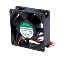 Fan: DC | axial | 12VDC | 60x60x20mm | 46.72m3/h | 39dBA | ball bearing