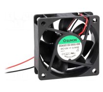 Fan: DC | axial | 12VDC | 60x60x25mm | 32.62m3/h | 30dBA | ball bearing