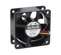 Fan: DC | axial | 12VDC | 60x60x25mm | 44.4m3/h | 31dBA | ball bearing