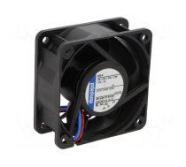 Fan: DC | axial | 12VDC | 60x60x25mm | 46m3/h | 39dBA | ball bearing