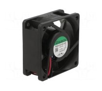 Fan: DC | axial | 12VDC | 60x60x25mm | 49.27m3/h | 38dBA | ball bearing