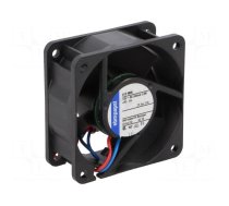 Fan: DC | axial | 12VDC | 60x60x25mm | 55.5m3/h | 43dBA | ball bearing