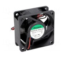 Fan: DC | axial | 12VDC | 60x60x25mm | 61.16m3/h | 44dBA | ball bearing