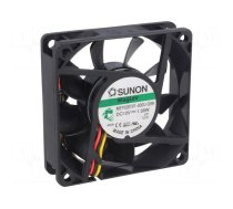 Fan: DC | axial | 12VDC | 70x70x20mm | 49m3/h | 33dBA | Vapo | Out: F type