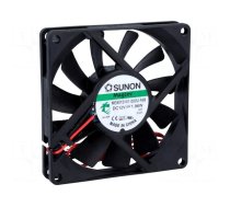 Fan: DC | axial | 12VDC | 80x80x15mm | 62.86m3/h | 34.7dBA | Vapo | 24AWG