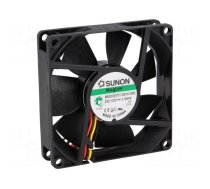 Fan: DC | axial | 12VDC | 80x80x20mm | 61.16m3/h | 38dBA | Vapo | Len: 300mm