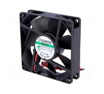 Fan: DC | axial | 12VDC | 80x80x20mm | 61m3/h | 38dBA | Vapo | Len: 300mm