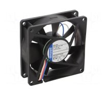 Fan: DC | axial | 12VDC | 80x80x25.4mm | 65m3/h | 32dBA | ball bearing