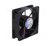 Fan: DC | axial | 12VDC | 80x80x25mm | 69m3/h | 32dBA | ball bearing