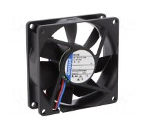 Fan: DC | axial | 12VDC | 80x80x25mm | 69m3/h | 32dBA | slide bearing