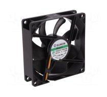 Fan: DC | axial | 12VDC | 92x92x25mm | 126.75m3/h | 45.5dBA | Vapo | 24AWG