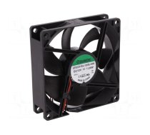 Fan: DC | axial | 12VDC | 92x92x25mm | 66.76m3/h | 28dBA | slide bearing