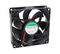 Fan: DC | axial | 12VDC | 92x92x25mm | 67.15m3/h | 28dBA | ball bearing