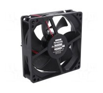 Fan: DC | axial | 12VDC | 92x92x25mm | 67.8m3/h | 25dBA | ball bearing