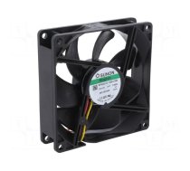 Fan: DC | axial | 12VDC | 92x92x25mm | 67m3/h | 28dBA | Vapo | Out: F type