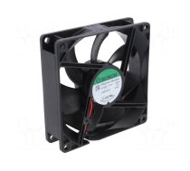 Fan: DC | axial | 12VDC | 92x92x25mm | 76.45m3/h | 32dBA | slide bearing