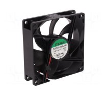 Fan: DC | axial | 12VDC | 92x92x25mm | 87.04m3/h | 34dBA | slide bearing