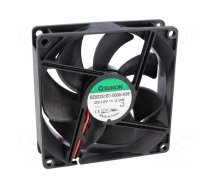 Fan: DC | axial | 12VDC | 92x92x25mm | 87.55m3/h | 34dBA | ball bearing