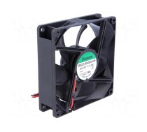 Fan: DC | axial | 12VDC | 92x92x25mm | 93.5m3/h | 37.5dBA | ball bearing