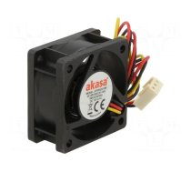 Fan: DC | axial | 12VDC | 40x40x20mm | 25dBA | EBR | 5000rpm | 2.82mmH2O