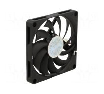 Fan: DC | axial | 12VDC | 80x80x10.8mm | 27.09dBA | EBR | 600÷3000rpm