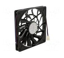 Fan: DC | axial | 12VDC | 120x120x15mm | 30.32dBA | EBR | 600÷1600rpm