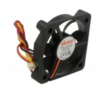 Fan: DC | axial | 12VDC | 50x50x10mm | 28.21dBA | EBR | 4500rpm | 2.63mmH2O