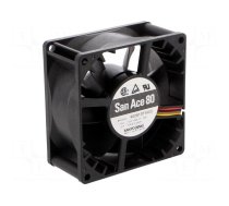 Fan: DC | axial | 80x80x38mm | 138m3/h | 49dBA | ball bearing | 5700rpm