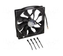 Fan: DC | axial | 12VDC | 140x140x25mm | 22.19dBA | HDB | 600÷1300rpm